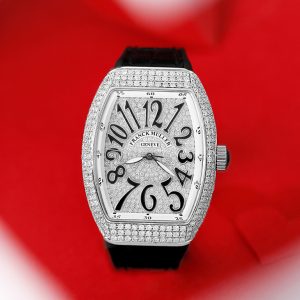 Đồng hồ nữ Franck Muller V32 Black Full Diamond Automatic
