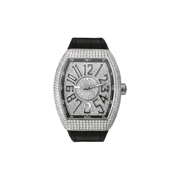 Đồng hồ nam Franck Muller Vanguard V41 Black Full Diamond