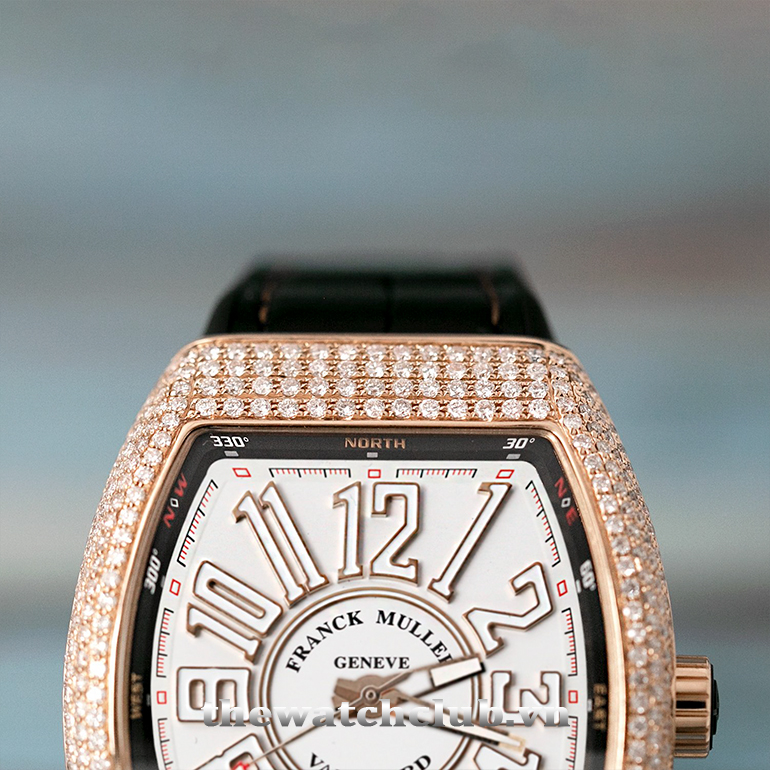 Đồng hồ nam Franck Muller Vanguard V41 Gold Diamond White