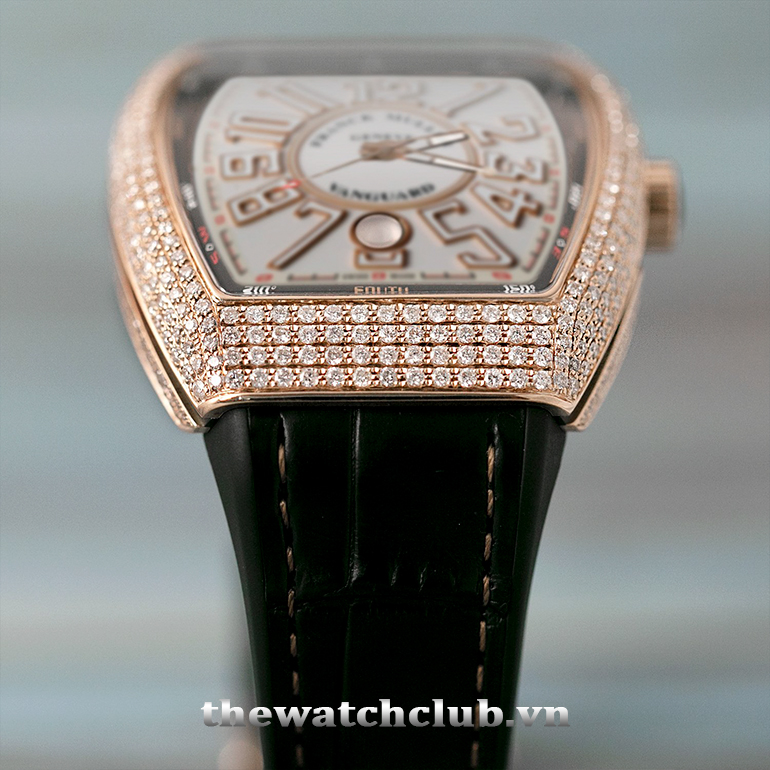 Đồng hồ nam Franck Muller Vanguard V41 Gold Diamond White