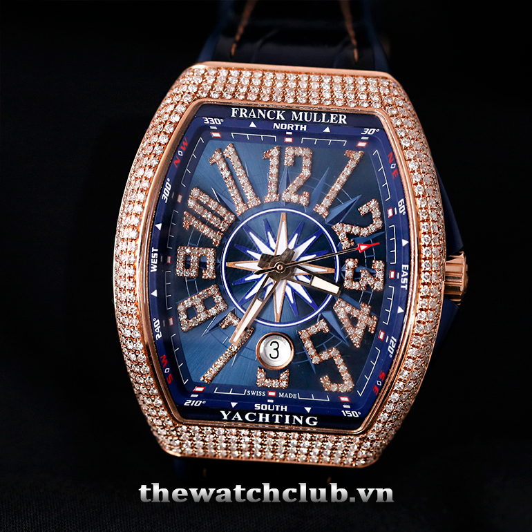 Đồng hồ nam Franck Muller Vanguard V41 Yachting Gold Diamond