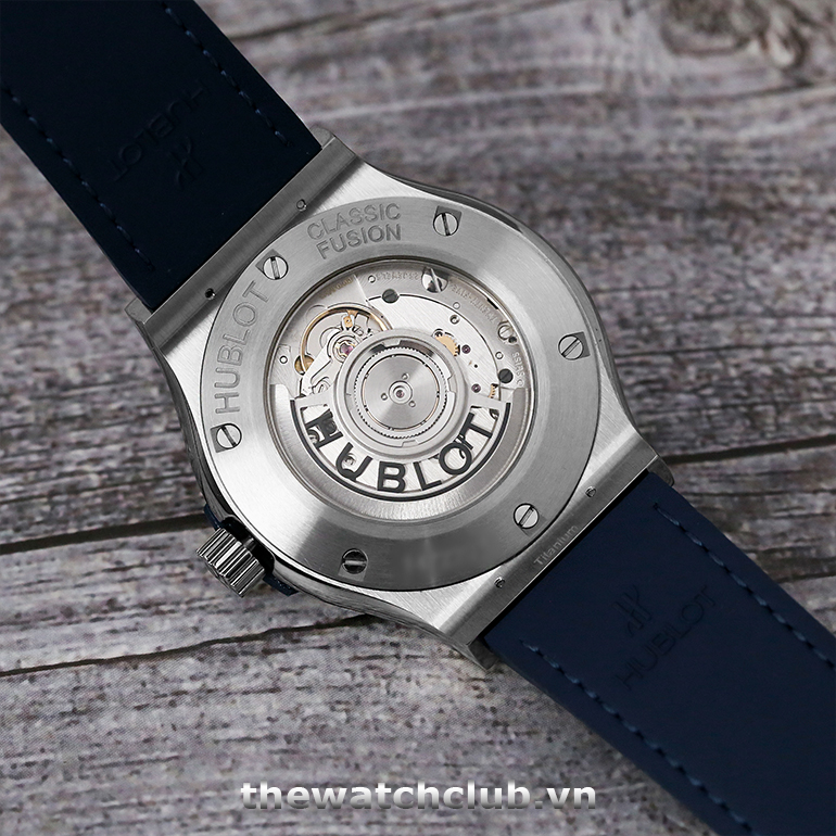 Đồng hồ nam Hublot Classic Fusion Blue Full Diamond 42mm 542.NX.7170.LR