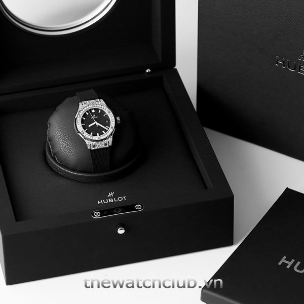 Đồng hồ nữ Hublot Classic Fusion Grey Pave 33mm 5581.NX.7071.RX