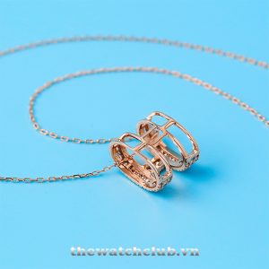 Dây chuyền Hermes Necklace Rose Gold Diamond