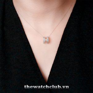Dây chuyền Hermes Necklace White Gold Diamond