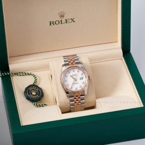 Đồng hồ nam Rolex Datejust 36 116231 Dial White Diamond
