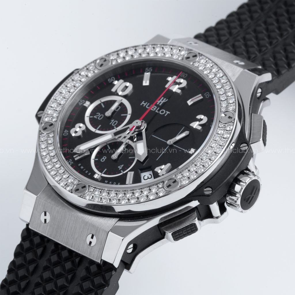 Đồng hồ nam Hublot Big Bang 41mm Bezel Diamonds Black