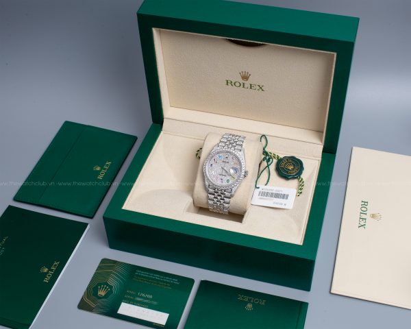 Đồng Hồ Rolex 126200 Datejust Full Diamond
