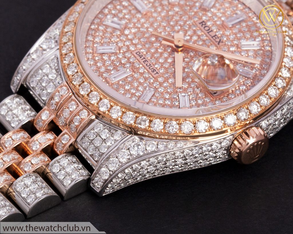 Đồng hồ Rolex DateJust 116231 Full Diamond