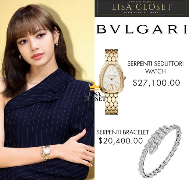 Lisa và bộ sưu tập đồng hồ BVLGARI