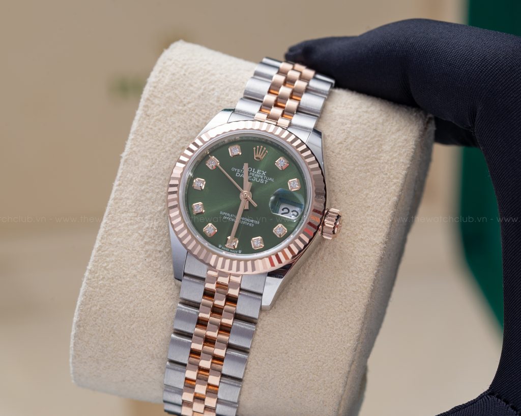 dong ho Rolex Datejust 279171 28mm Olive Green