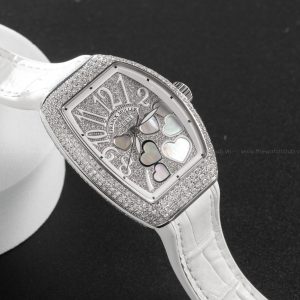 Đồng hồ nữ Franck Muller Vanguard V32 Heart White Diamond
